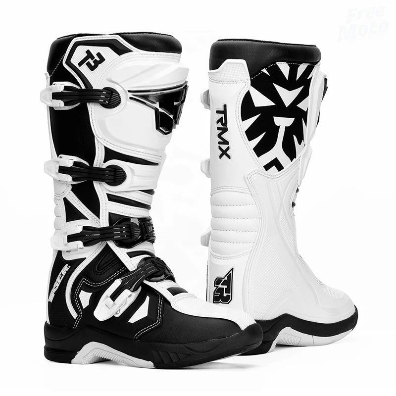 2025 NEW Racing Boots Safe Riding Motocross Boots Waterproof Anti Fall Wear-resistant Motorcycle Boots Equipment Rally Shoes