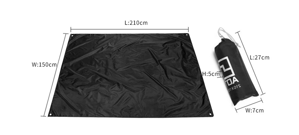 210*150cm Outdoor Camping Mat Pad Rainproof Double Sided Picnic Tent Blanket Foldable Oxford Beach Mat Ground Sheet Tarp Mats