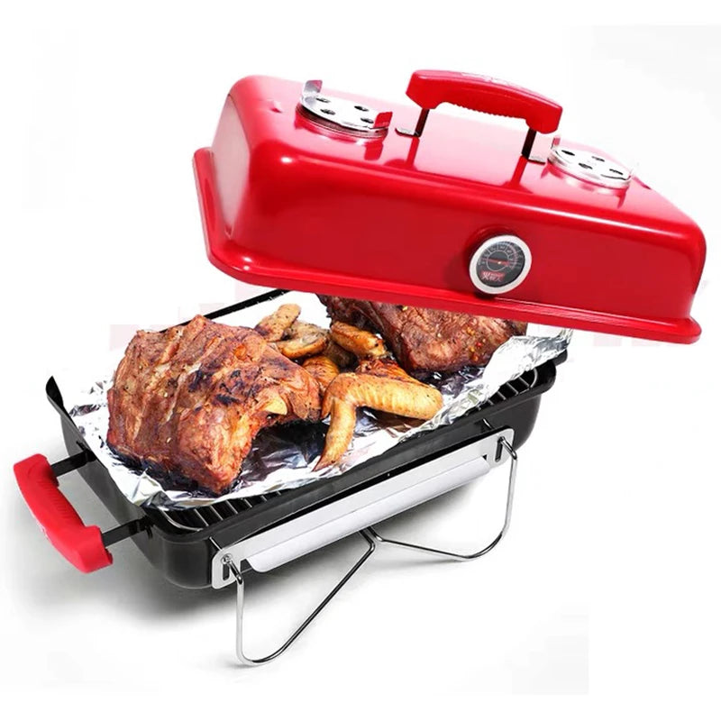 Charcoal Grill Charcoal barbecue oven outdoor household folding portable barbecue grill BBQ