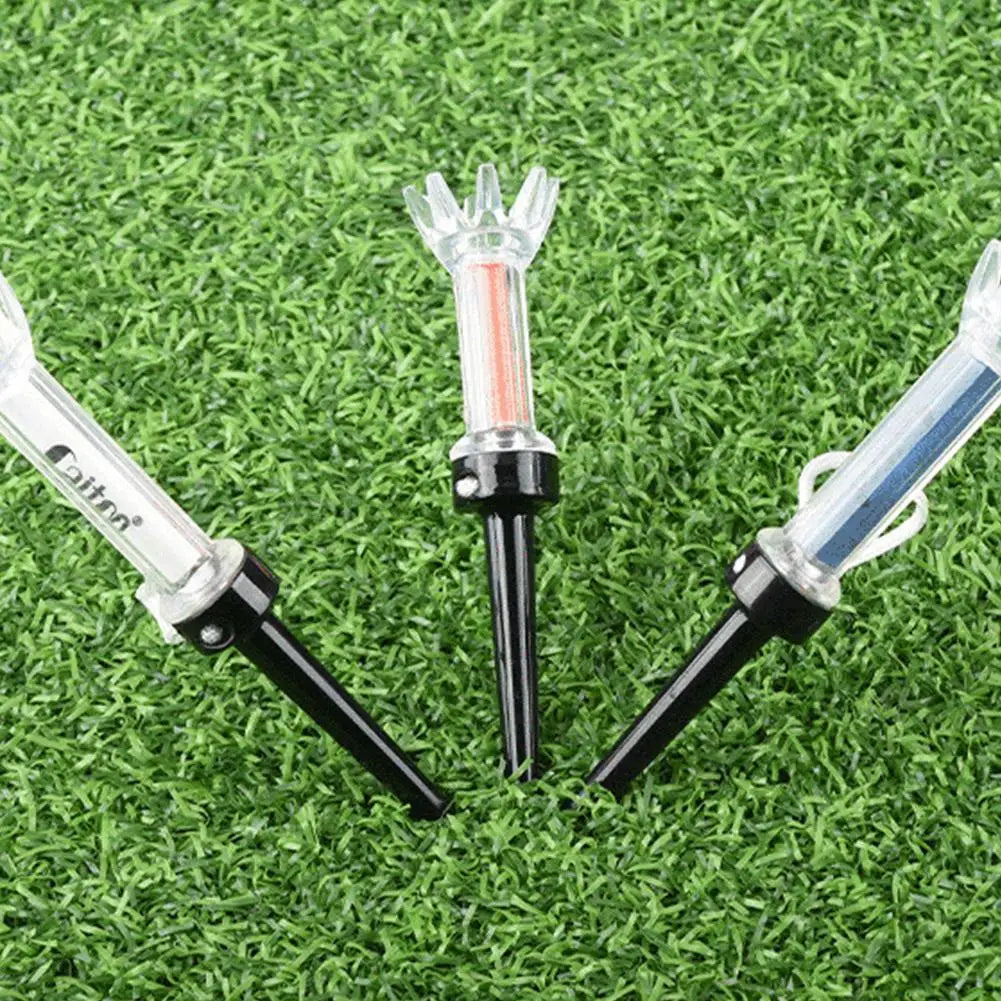 5pcs/set 79/90mm Magnetic Plastic Golf Tee Set Plastic Step Down Golf Ball Tee Holder Golf Training Practice Tees Accessories