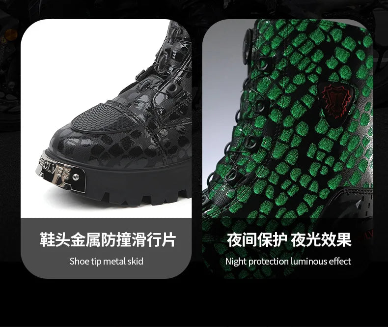 Motorcycle Wear-resistant Drop-proof Boots Women Motorbike Riding Shoes Breathable Biker Boots Motorboats Motorcycle Shoes Bota