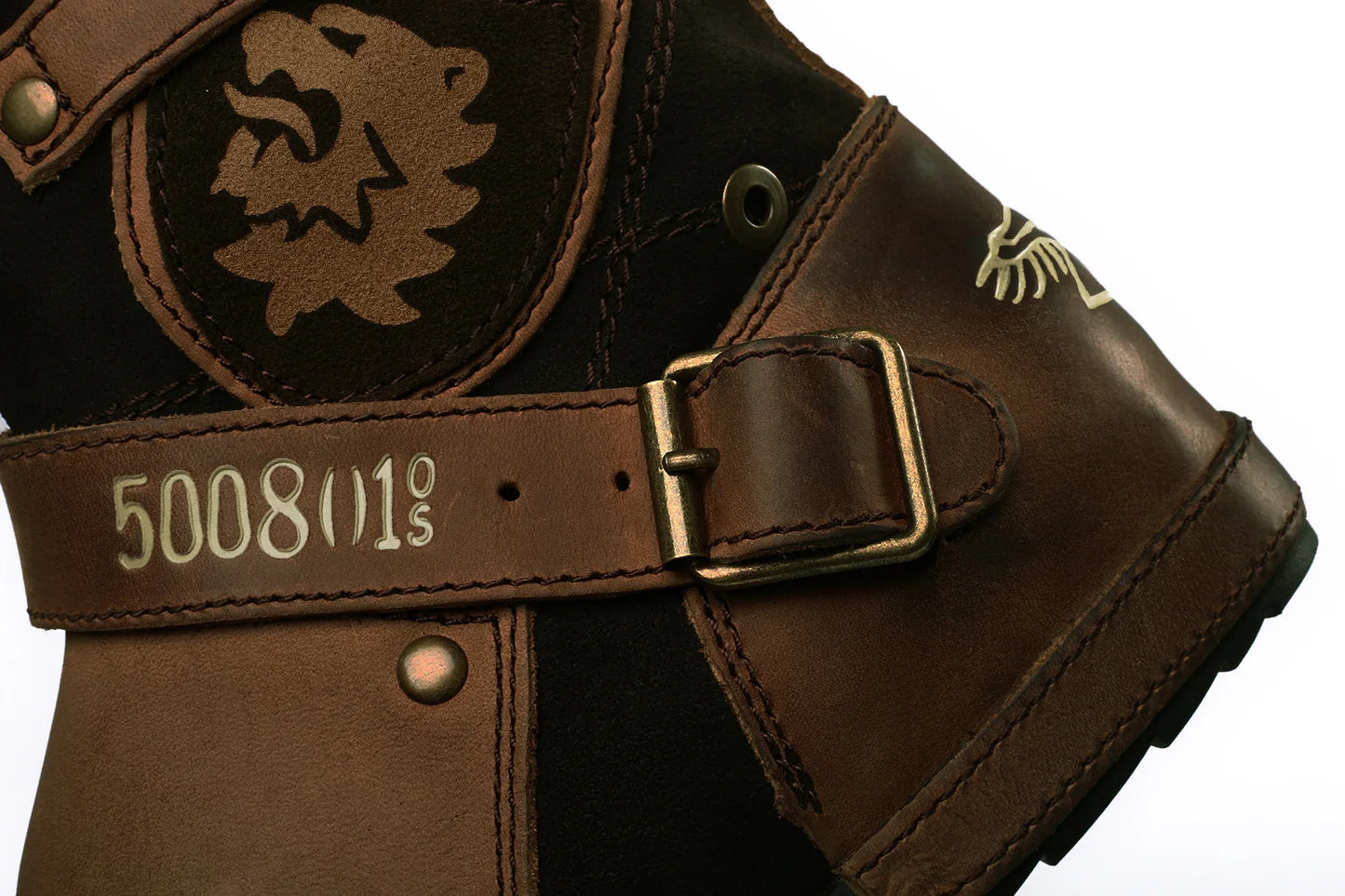 2025 New In Men Boots Luxury Handmade Men Ankle Boots Metal Buckle Zipper Motorcycle Boots Outdoor Plus Size 39-48 Punk Bottines