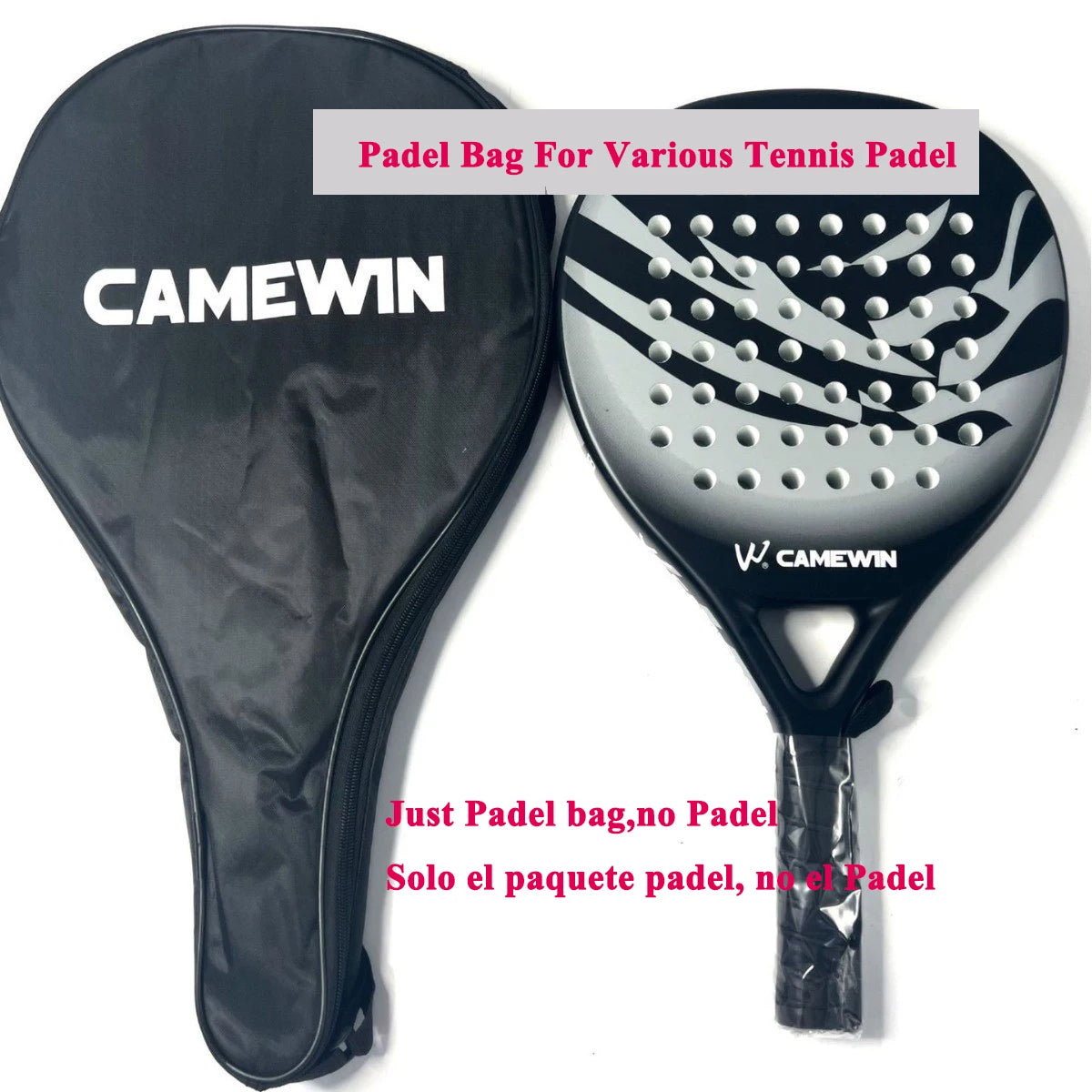 Oxford Padel Paddle Bag Cover For Various Tennis Racket Soft Face Carbon Fiber EVA Sports Racquet Unisex Tennis Shoulder Bags