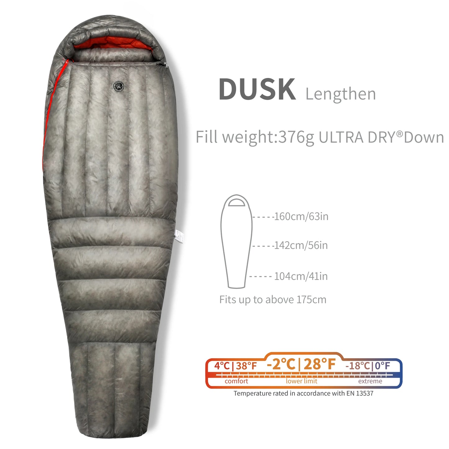 AEGISMAX Wind Hard Dusk Upgrade 7D Nylon 800FP Duck Down Sleeping Bag Outdoor Camping Hiking Bag