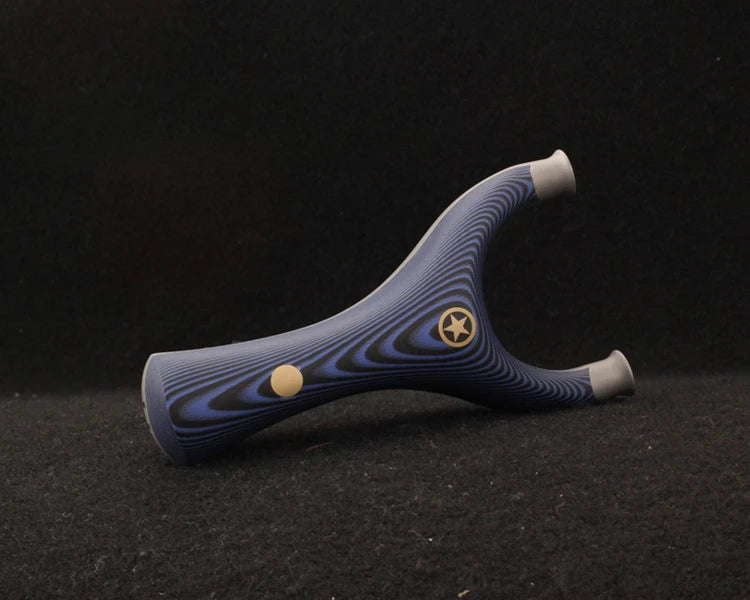 Powerful Titanium Steel + G10 Patch Slingshot Set Smooth Support Head Five-star Catapult Hunting Bow Outdoor Shooting Sport Tool