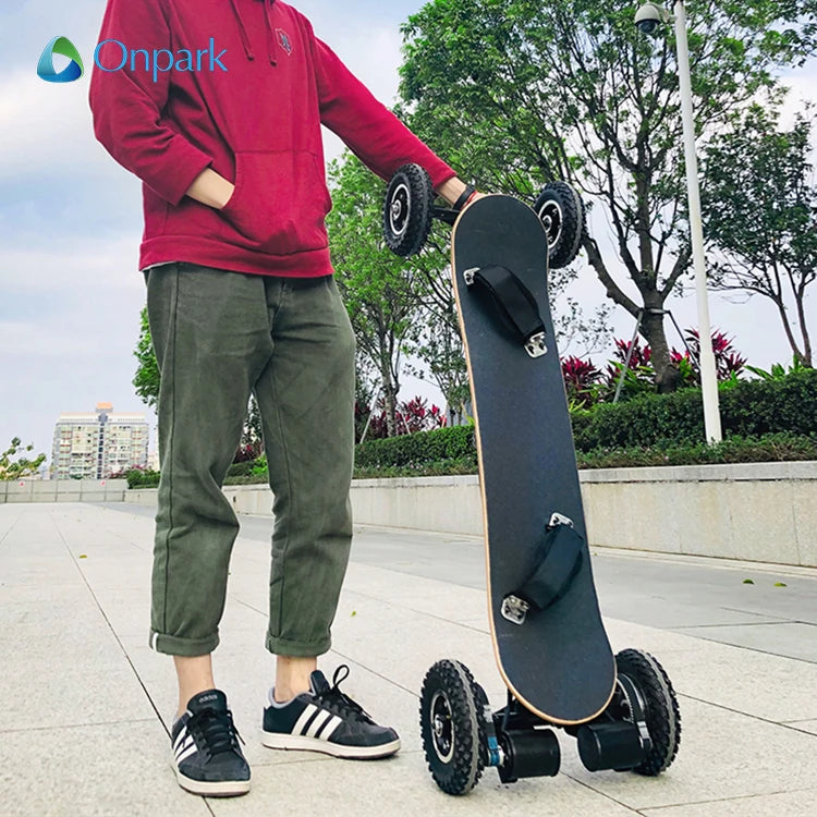 Wholesale remote control complete motorized all terrain electric skateboard