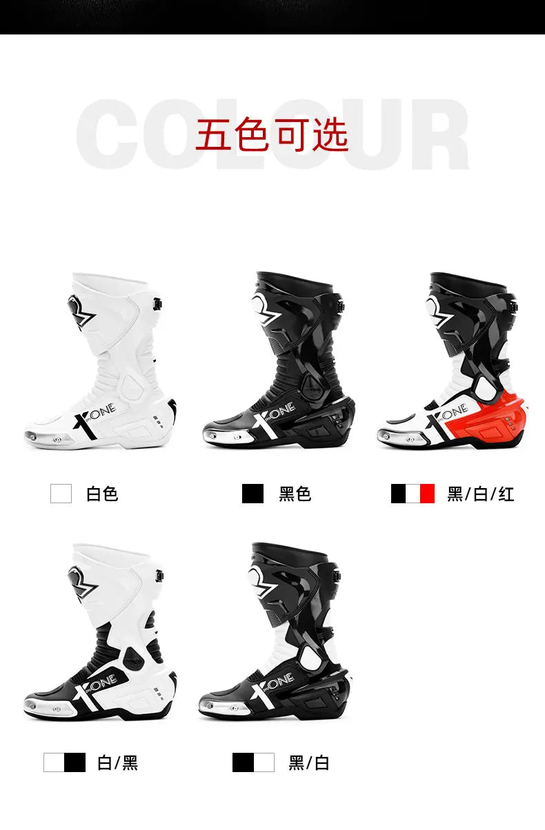 Motocross Off-Road Rally Professional Boots Motorcycle long Boots Safety Riding Protection Shoes Motorbike Rider Biker Shoes