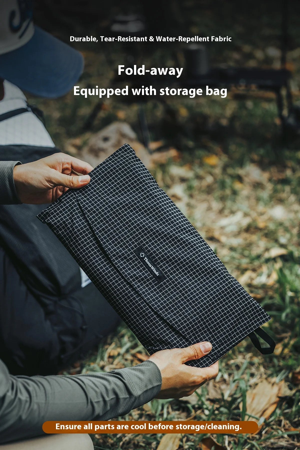 Ultralight Folding Fire Pit Grill – Portable Wood Burning Camp Stove for Outdoor Camping, BBQ Rack with Bonus Grate