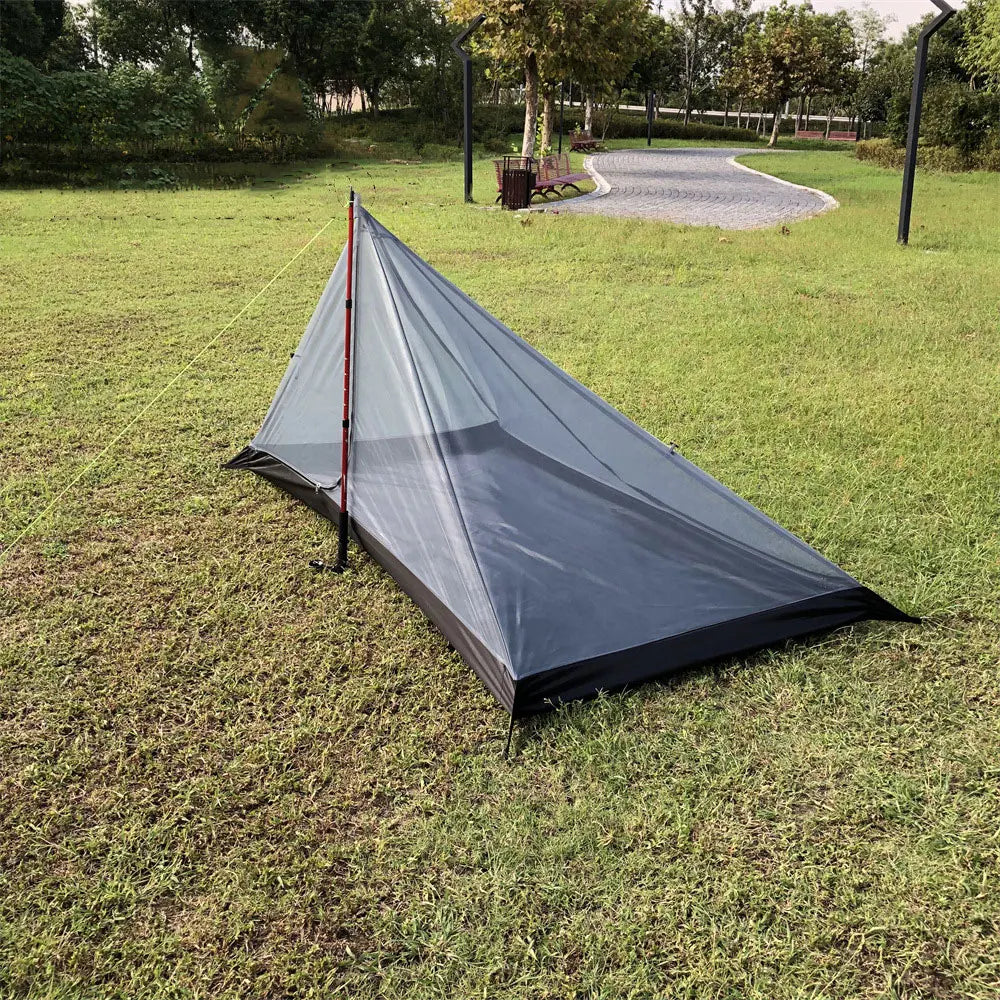 Outdoor 2 People Ultralight Mountain Gear with 2 Door Spire Tent Waterproof Camping tourist with Chimney Hole Hot Tent Camp