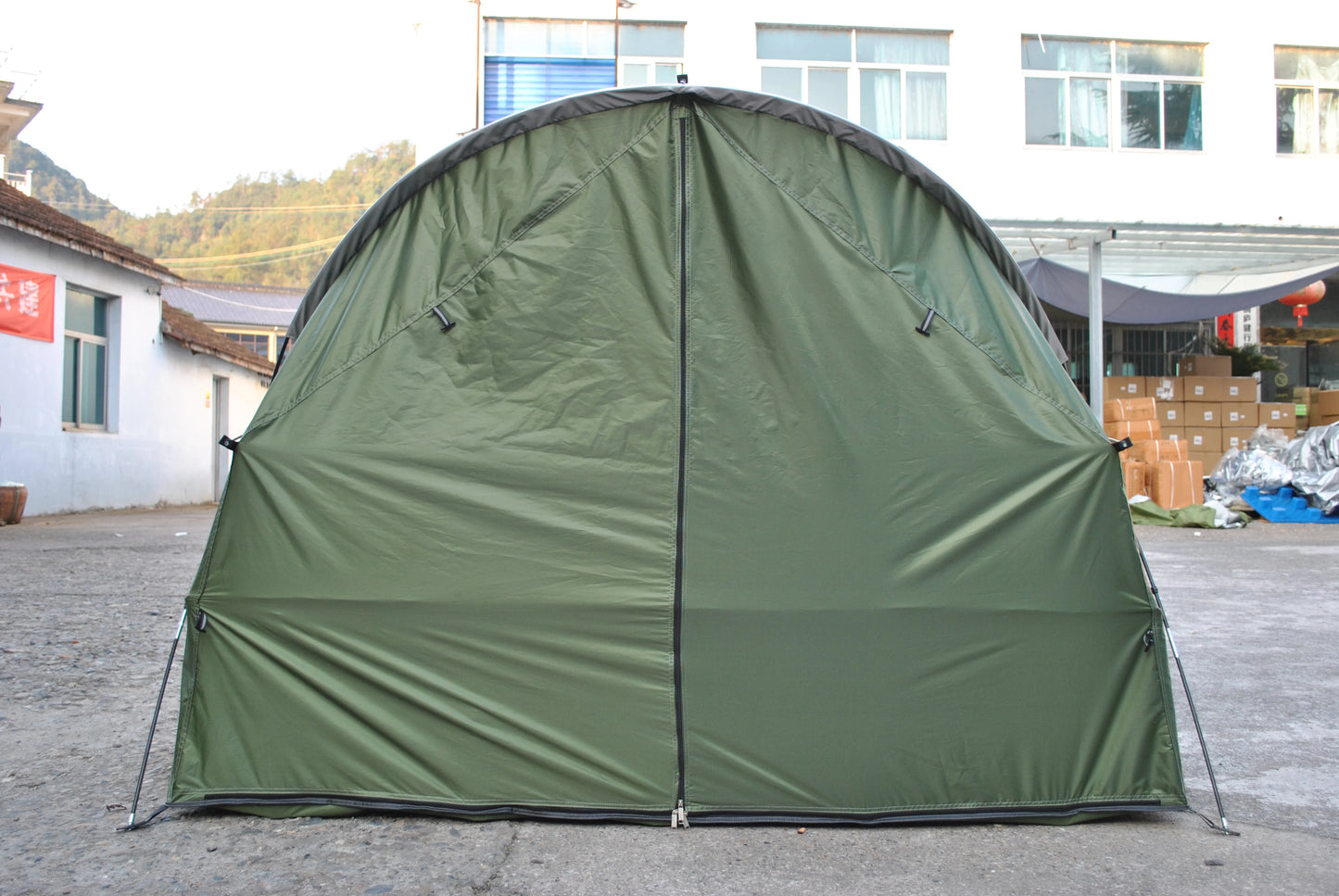 Durable Cot Tent for Camping, Light Weight, Backpacking Tent, Solo, 4000mm Camping Cot Package Not Include