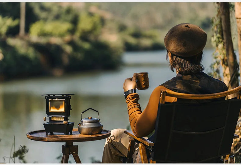 Thous Winds Firedance Oil Lamp Stove Portable Outdoor Retro Camping Lantern Emotion Lights Burner Stove Camping Supplies