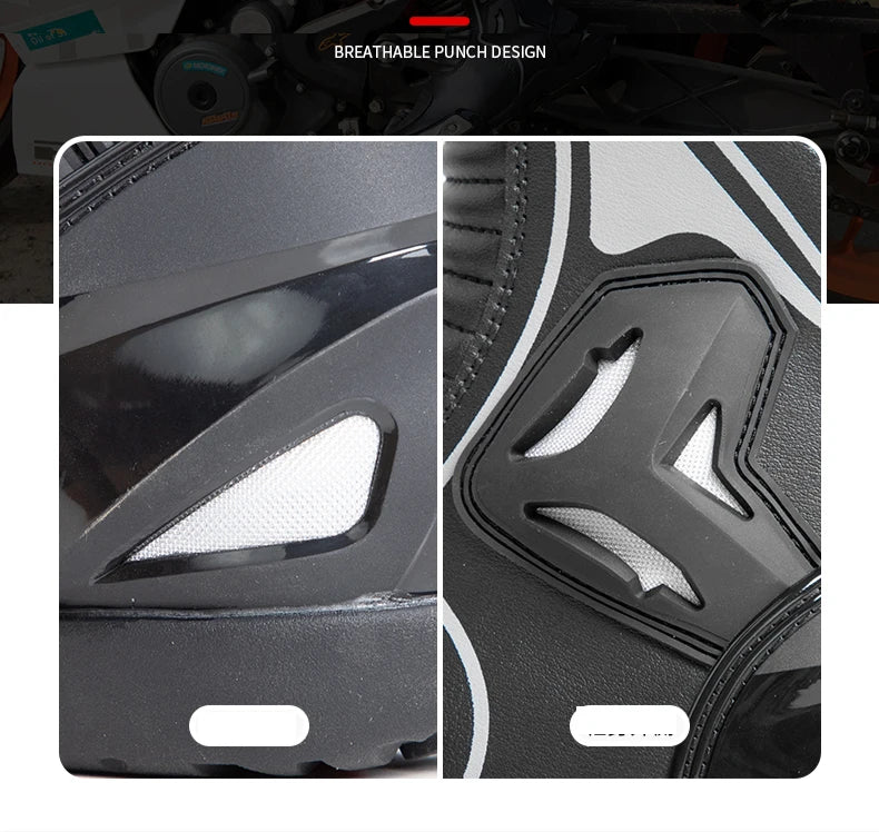 Motorcycle Road Racing Boots Professional Biker Shoes Motorbike Long Riding Protective Gear Shift Microfibe Leather boot