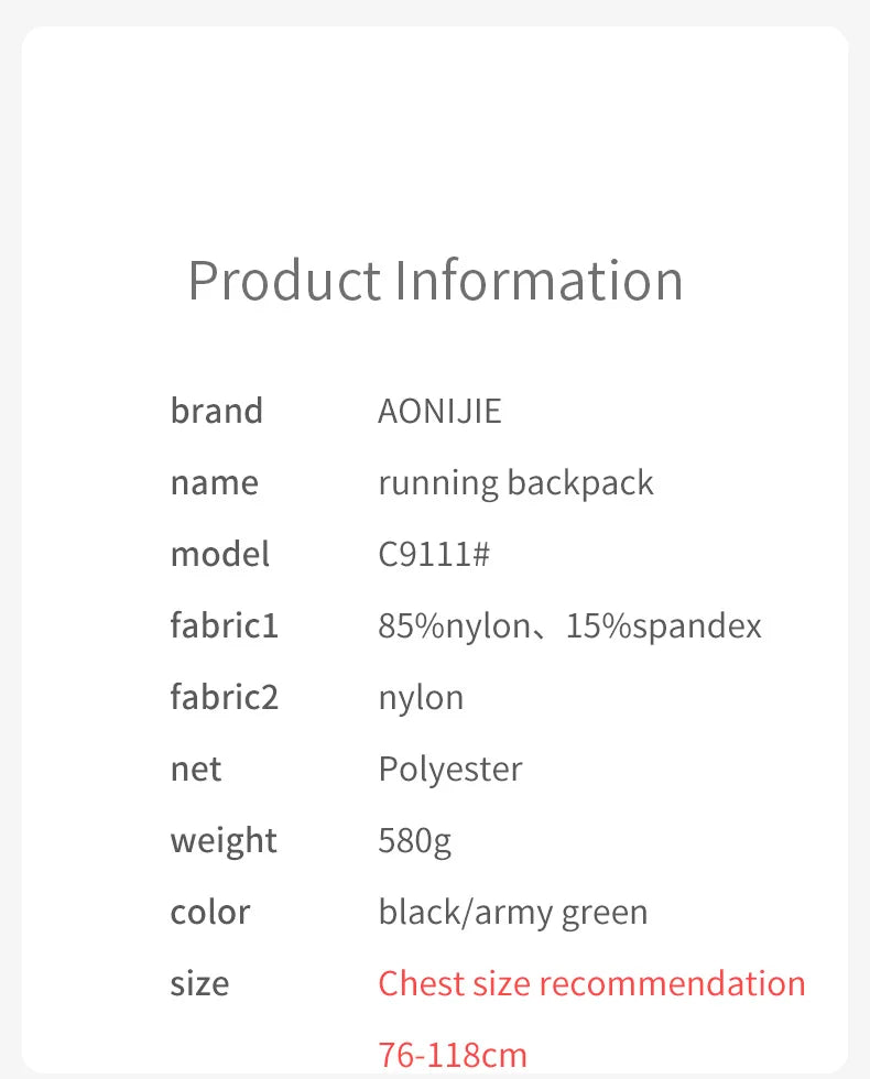 AONIJIE C9111 30L Unisex Multipurpose Hiking Backpack Daypack Travel Bag For Outdoor Trekking Climbing Mountaineering Camping