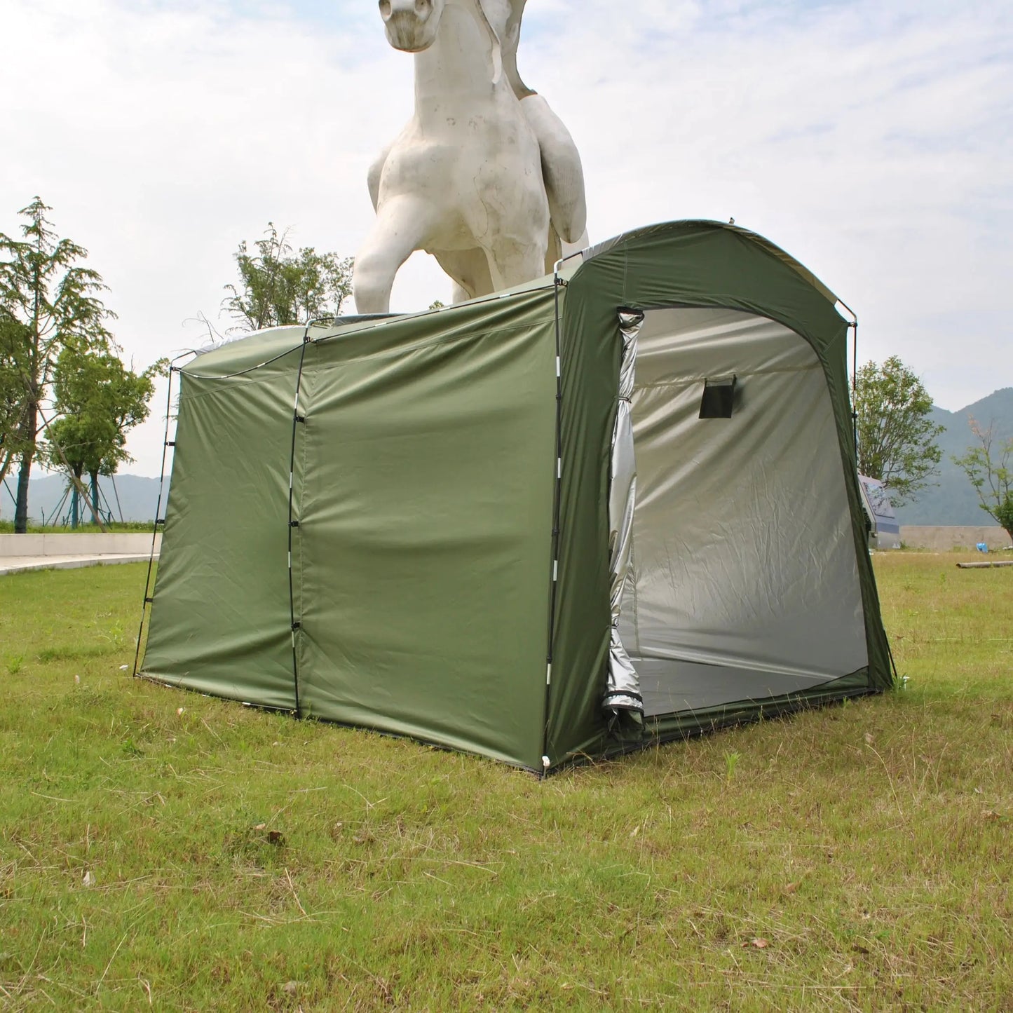 Motorcycle Storage Tent,Heavy-Duty Waterproof Bike Shelter for 8 Bikes, Oversized Outdoor Portable Shed,for Garden Equipment