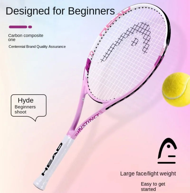 HEAD Tennis Racket Carbon Composite Padel Rackets Professional Men Women Beginners Tennis Racquet With Bag And Accessories
