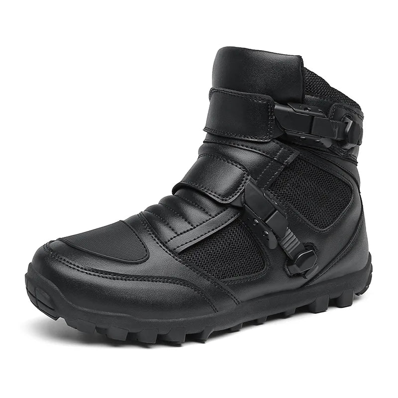 Men's Motorcycle Shoes New Breathable Men Motorcycle Boots Outdoors Cycling Motorbike Non-slip Sports Boot Motos Shoes