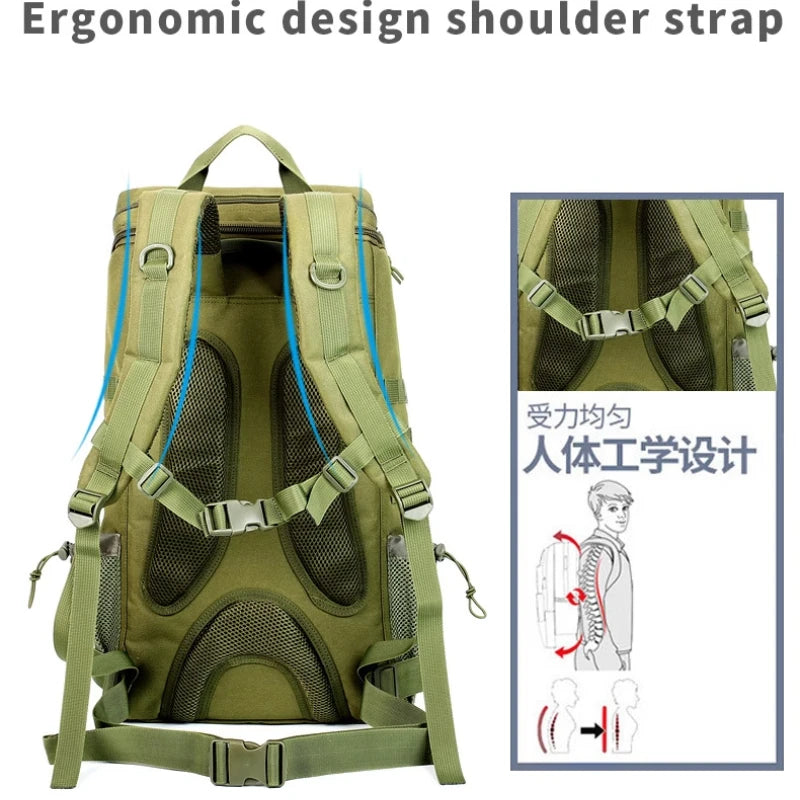 Tactical Medical Backpack MOLLE First Aid Rescue Pack with Removable Internal Organizer for Outdoor Emergency Hiking Camping