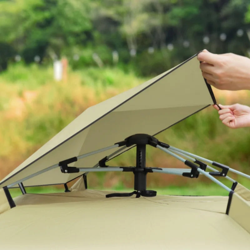 Automatic Pop Up Tent Double Waterproof Outdoor Camping Hiking Family Portable Quick Setup Lightweight Durable 3-4 Person Tent