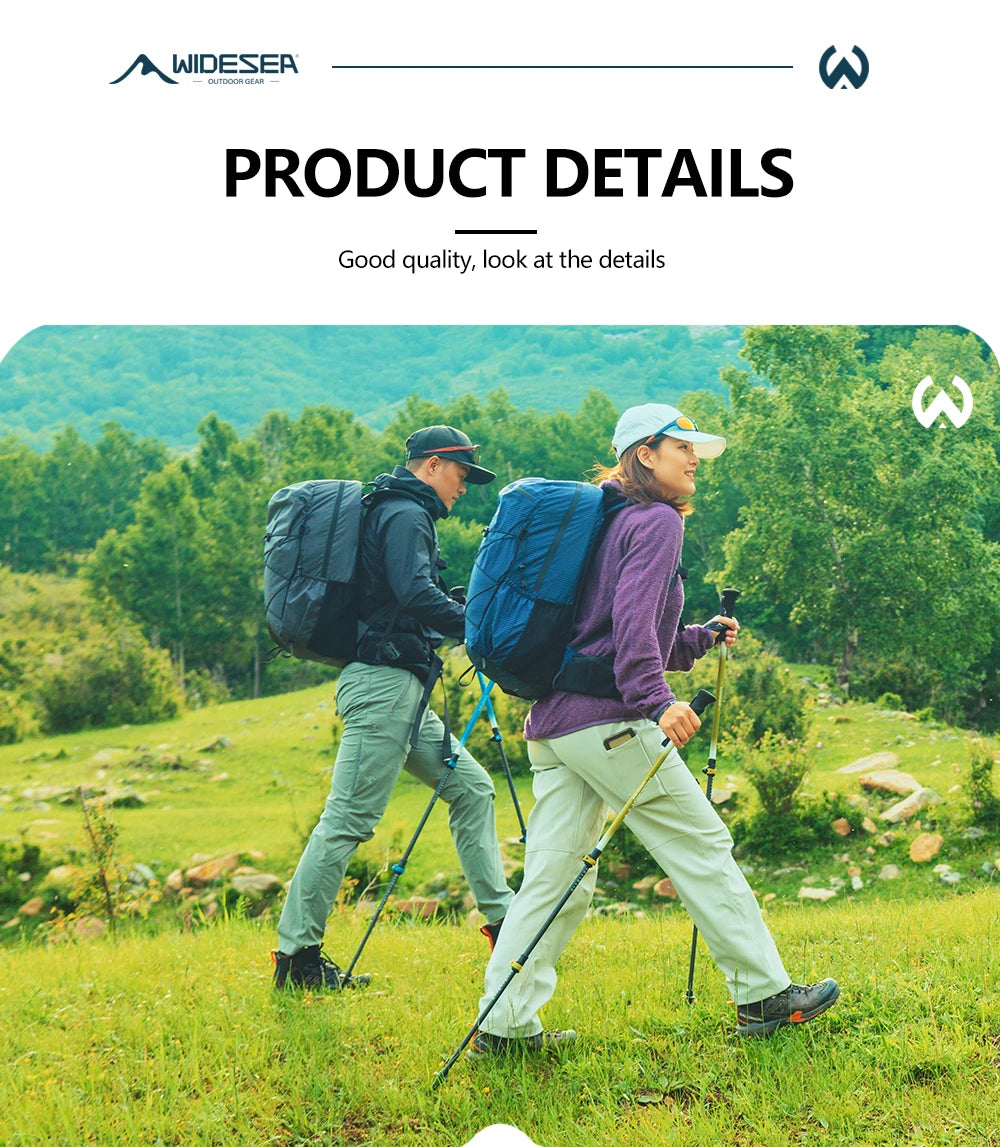 Widesea Camping Climbing Backpacks Sports Waterproof Shoulder Bag Tool Accessories Travel Backpack Camping Equipment Supplies