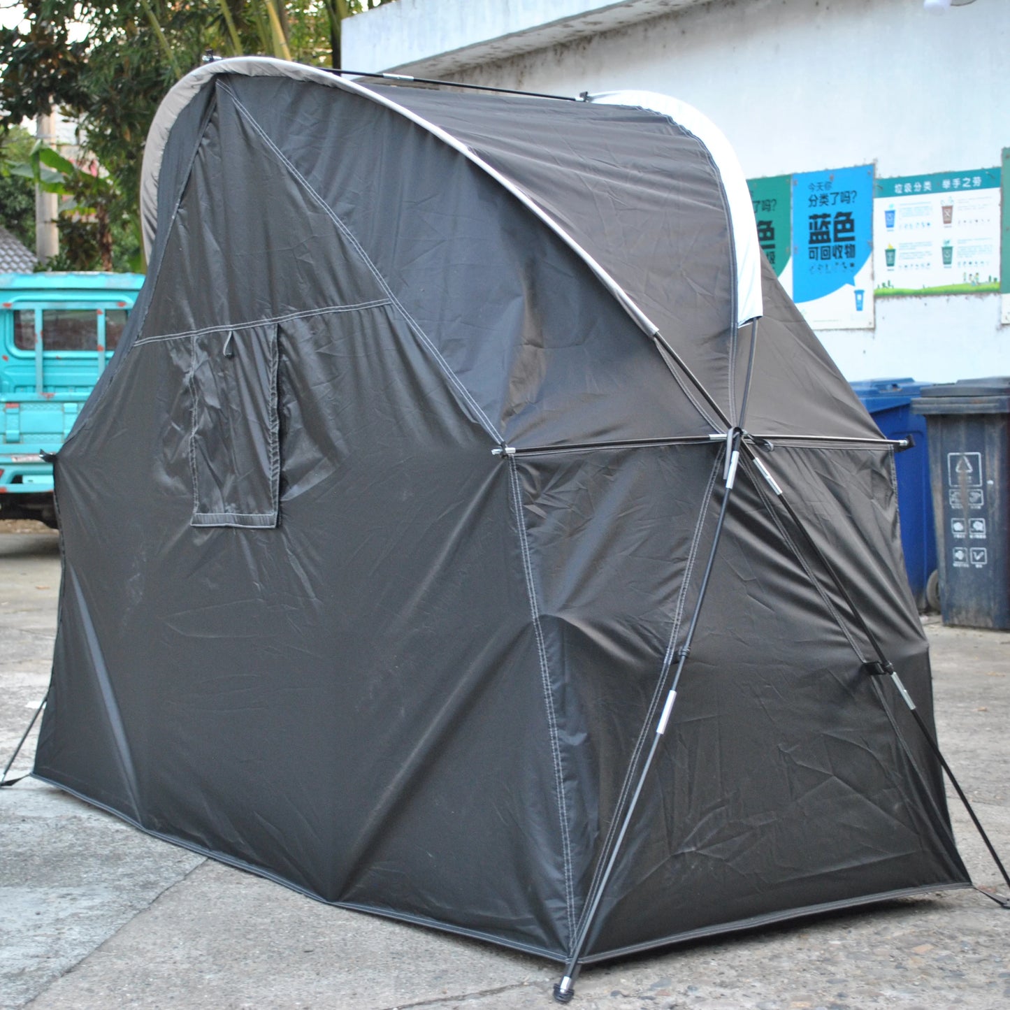 Durable Cot Tent for Camping, Light Weight, Backpacking Tent, Solo, 4000mm Camping Cot Package Not Include