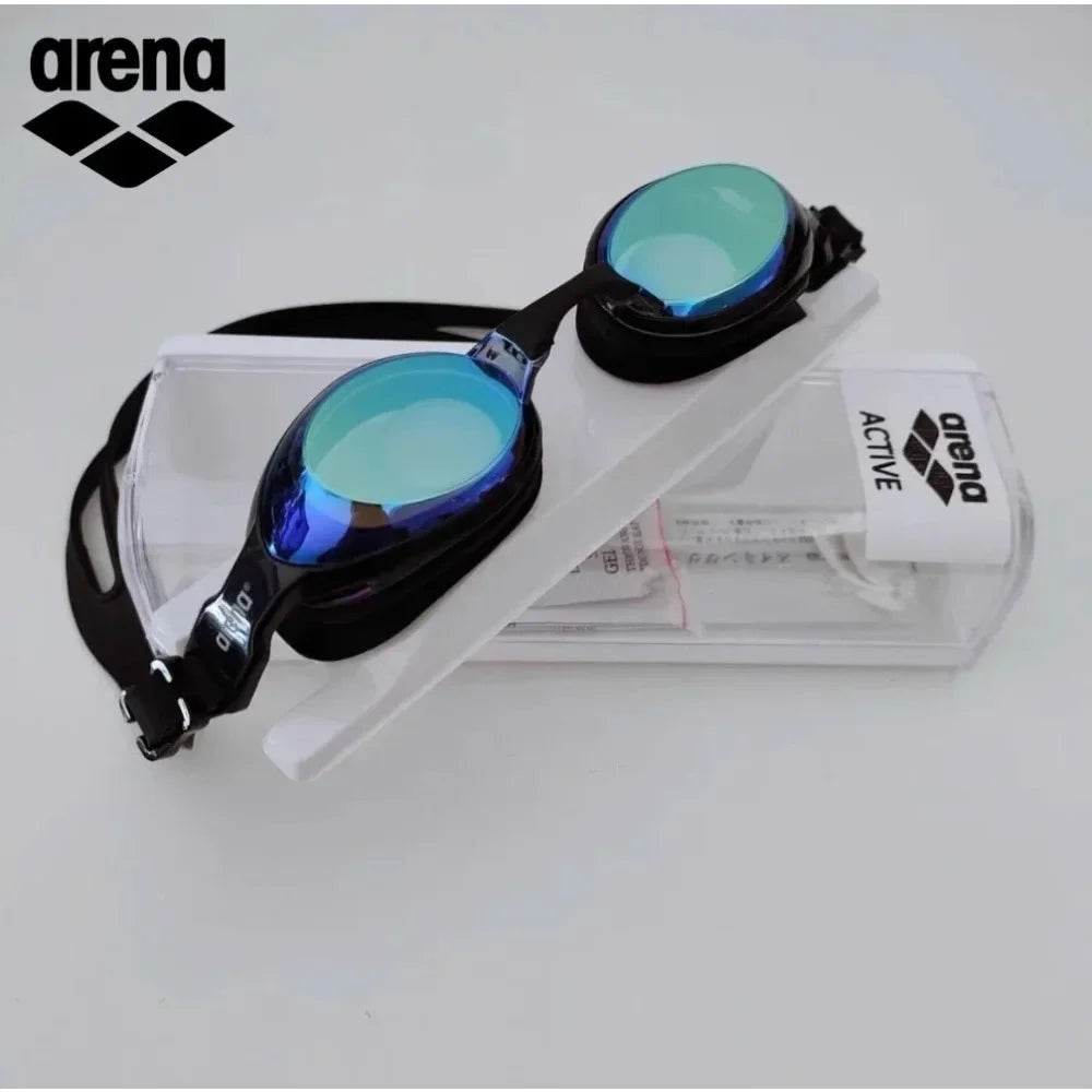 ARENA Professional Anti-Fog HD Swimming Women Adjustable Silicone Swim EYEWEAR Goggles Leak Proof Protection Glasses Men