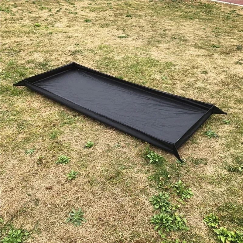 Waterproof Camping Ground Sheet 210D Oxford Bath Bathtub Shape Floor Mat Outdoor Ultralight Tent Mat Tarp Beach Picnic Mat