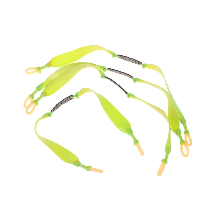5Pcs Slingshot Band Group Elastic Flat Bands Trolling Fishing Shooting Fish Rubber Band Outdoor Catapult Hunting Accessories