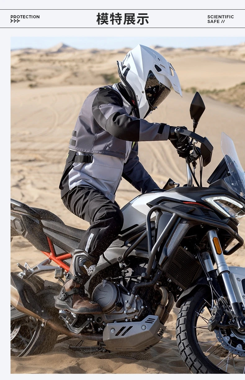 Motorcycle Boots Windproof Waterproof Motocross Boots Anti-Slip Professional Motorbike Shoes For Outdoor Off-Road Rally Riding