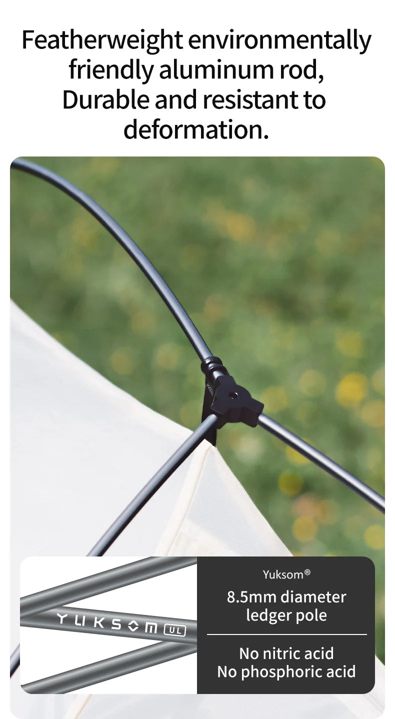 Naturehike Cloud Up Outdoor Camping Tent Ultralight 2 Person 15D Silica Gel Double Layer Backpack Tent Hiking With Free Mat