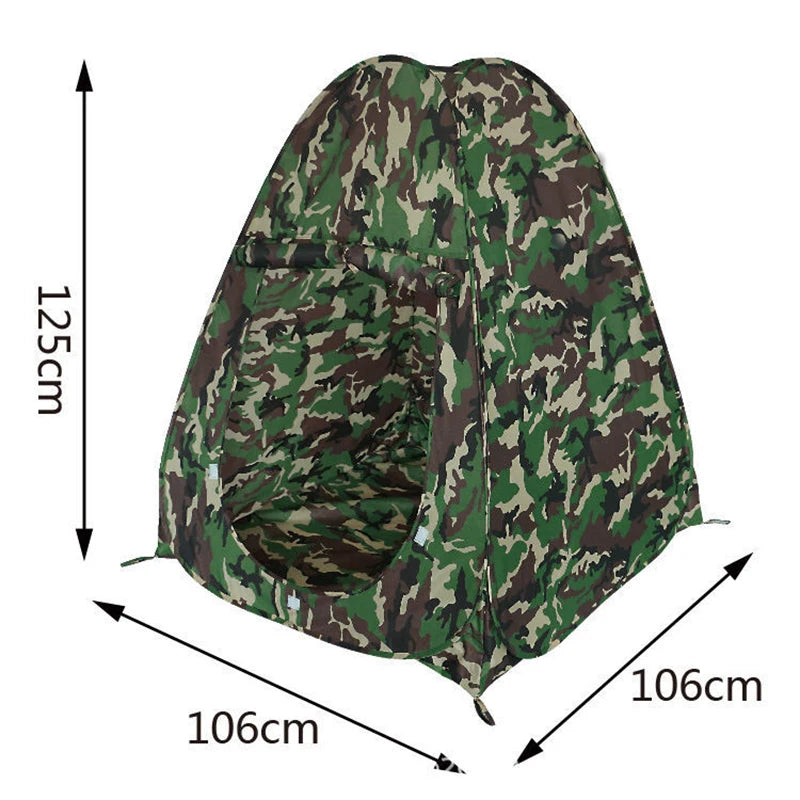EMER Outdoor Camouflage Bird Watching Camping Tent Portable Play House  Children's Tent for Outdoor Shade Sports Beach Air Tent
