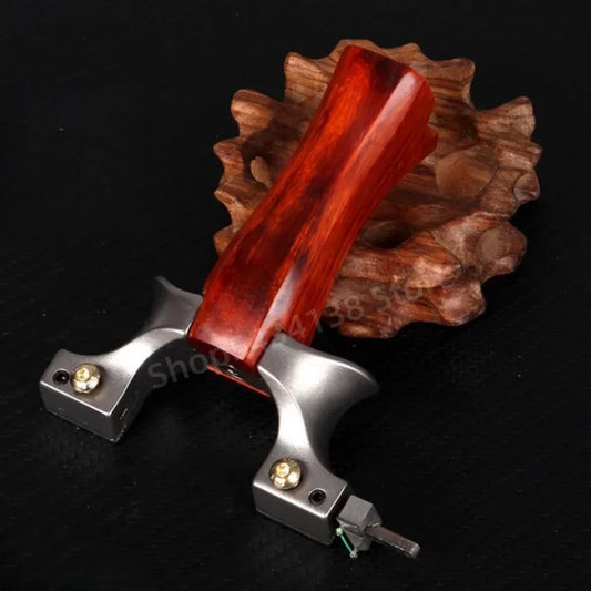 Outdoor Hunting Rubber Belt Shooting Stainless Steel Slingshot High-precision Catapult Sports Hunting Slingshot