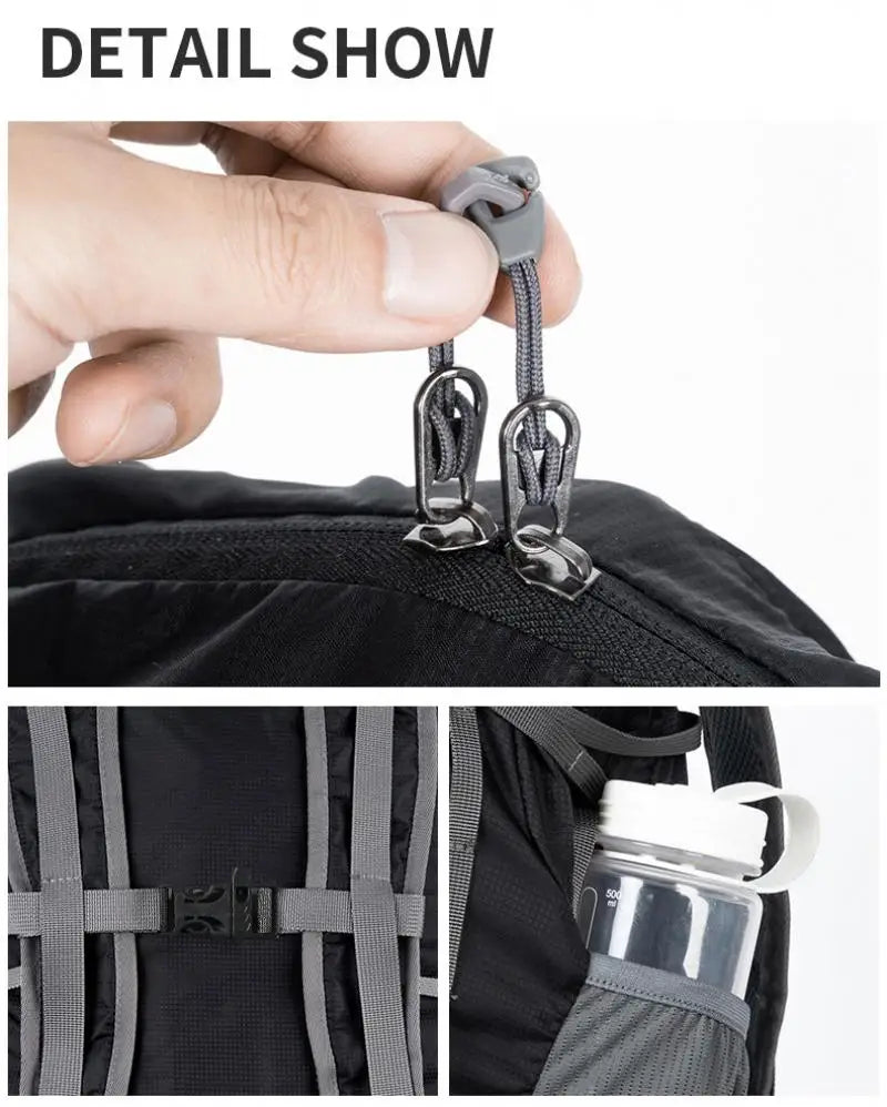 Ultra-light Folding Camping Hiking Backpack Professional Water Repellent Travel Duffle Bags Mountaineering Double Shoulder Bag