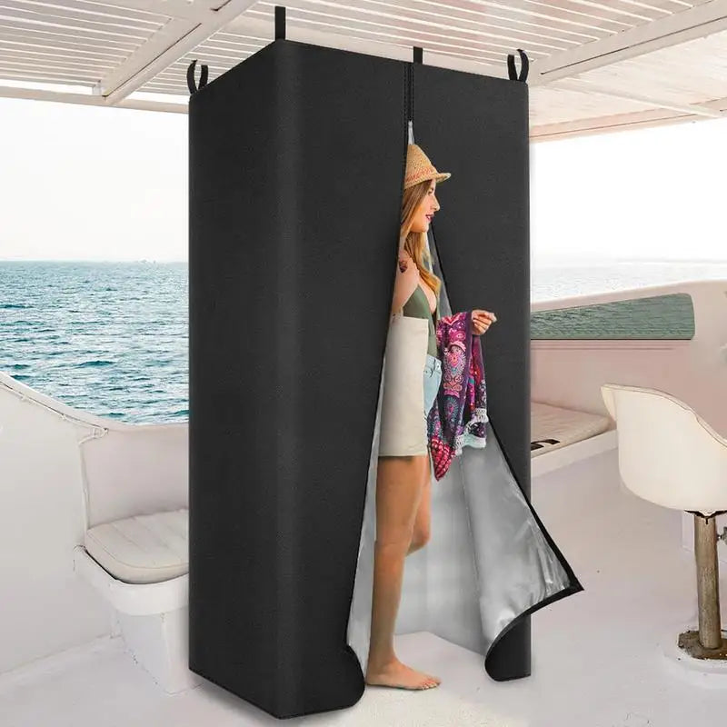 Portable Fitting Room Privacy Tent For Changing Waterproof Foldable Dressing Room For Backyard Beach Travel Boat