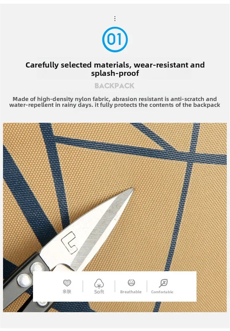 Mountaineering backpack 40 liters men's and women's outdoor sports bag waterproof camping hiking rain