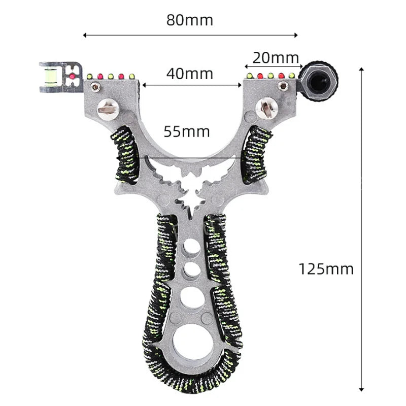 High Precision Flat Tape Catapult Outdoor Shooting Professional Slingshot High-quality Alloy Hunting Sports Game