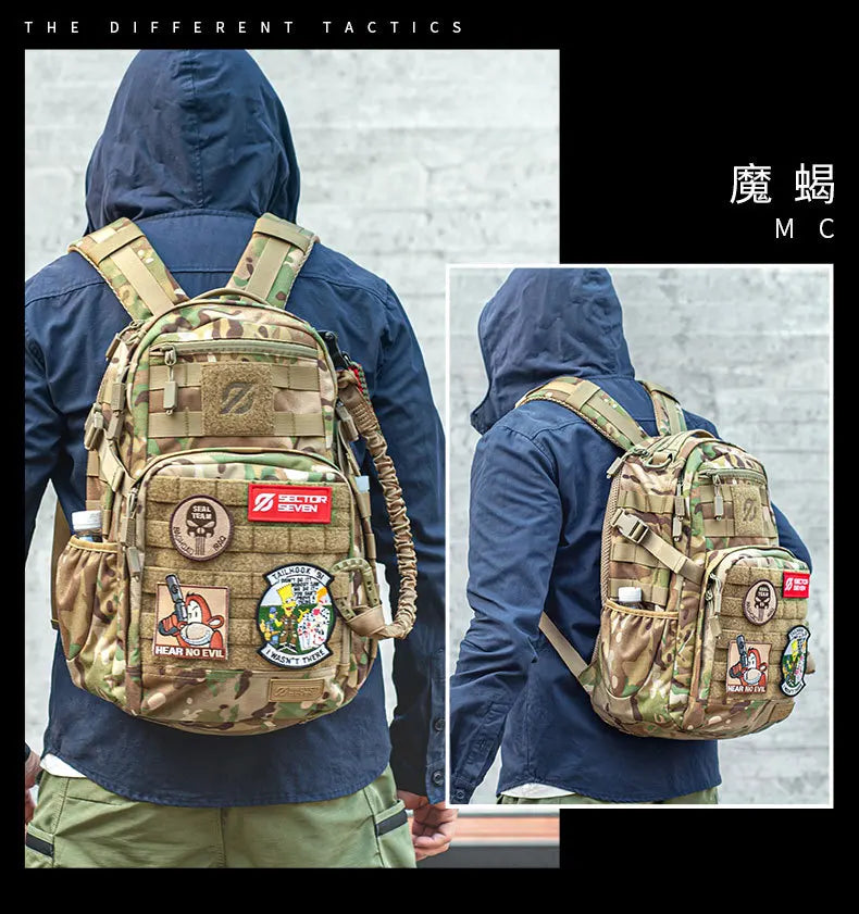 New Outdoor Mountaineering Army Fans Tactical Equipment Pack 24-hour Multi Functional Assault Action Backpack