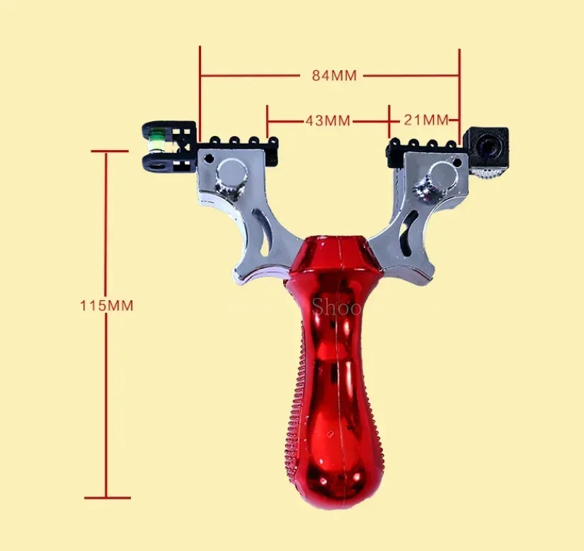 Professional Shooting Resin Slingshot Rubber Band High Power Hunting Catapult Outdoor Game Game Tool High Quality