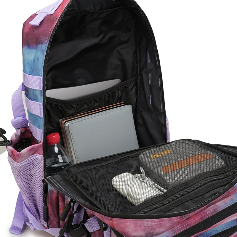 45L Tactical Backpack 3P Bag 3 Days Assault Outdoor Backpack Travel Waterproof Climbing Rucksack Camping Hiking Hunting Mochila