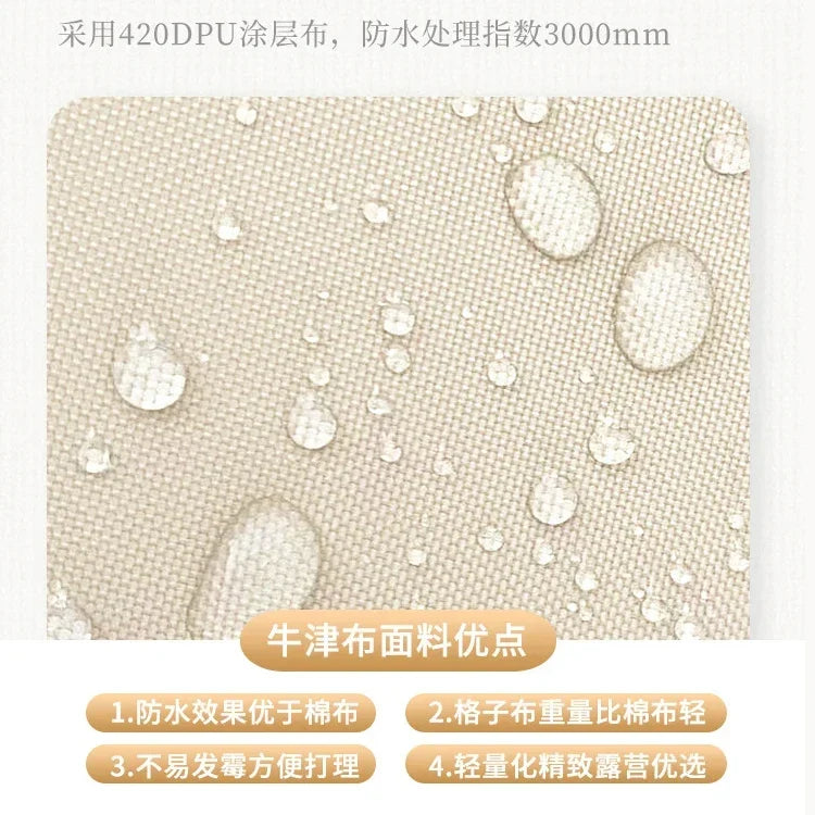 9㎡ Large Inflatabe Roof Tents with PVC Inflatable Columns Set Campsite Rainproofing Marquee UVA Protection Outdoor Camping Tools