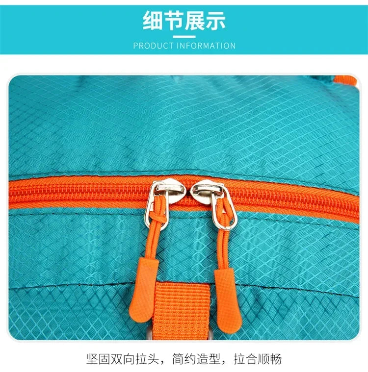 25L Light Folding Waterproof Unisex Hiking Fitness Camping waterproof Climbing Travel Bag Outdoor Sports Leisure Backpack