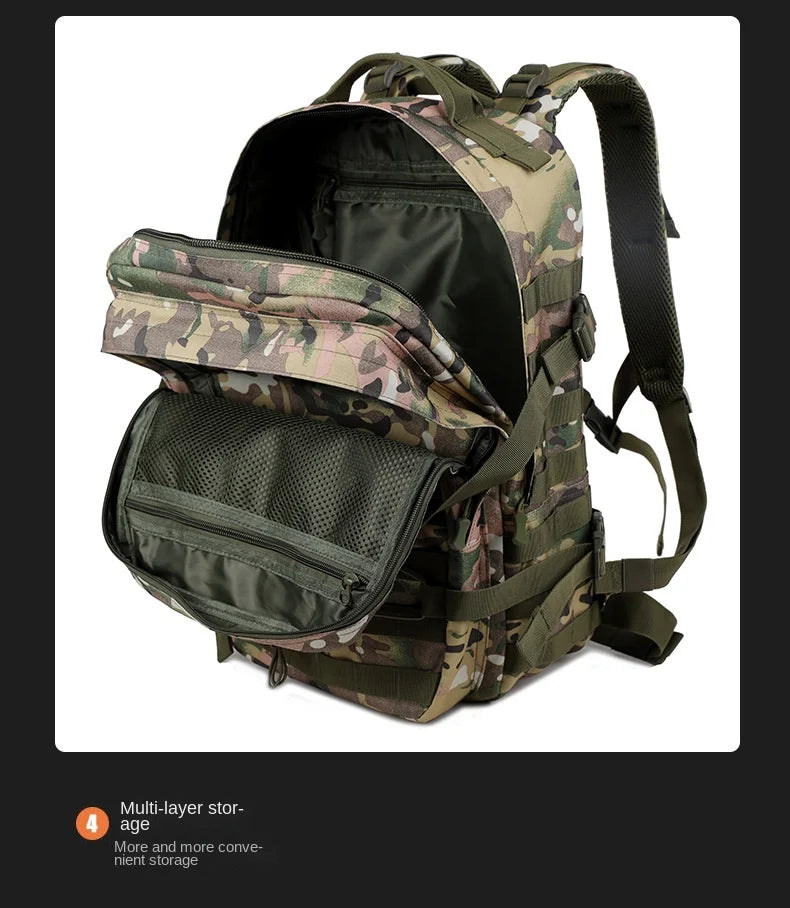 Tactical Camouflage Backpack Molle Hunting Backpacks Waterproof Camping Hiking Hunting Trekking Climbing Outdoor Bags Rucksack
