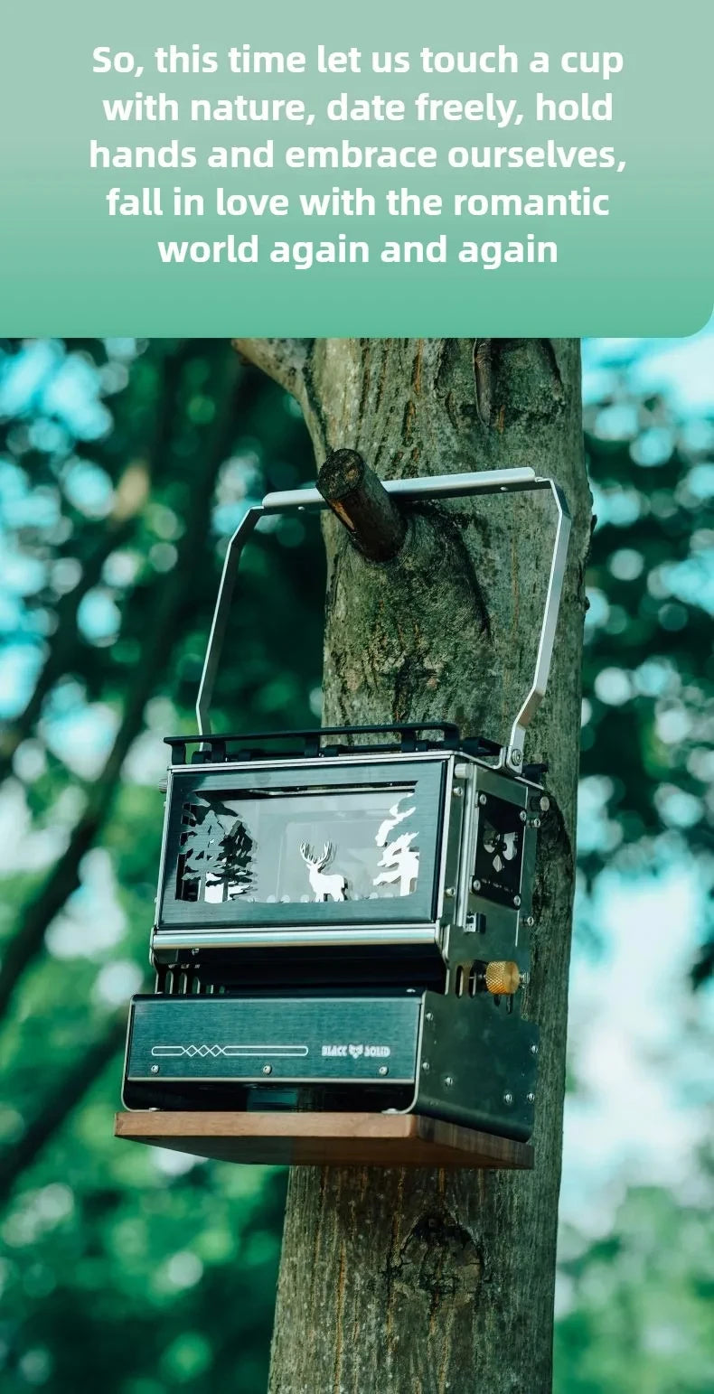 Portable Oil Lamp Stove Portable Outdoor Retro Camping Kerosene Lamp Camping Supplies Alcohol lamp