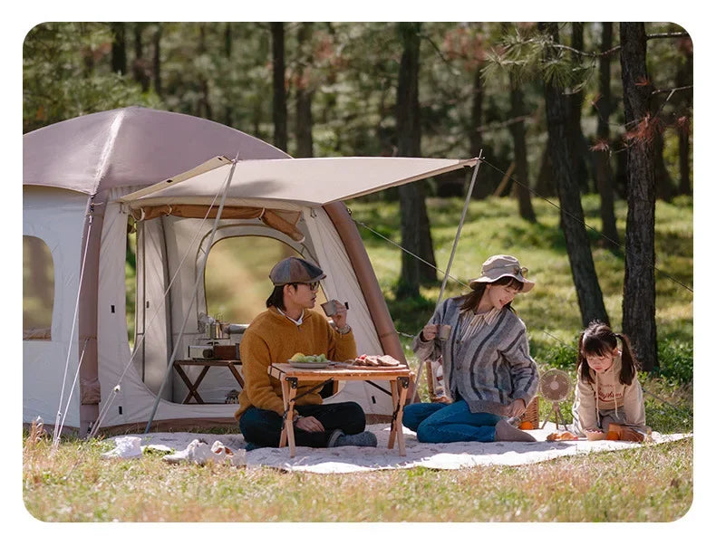 Naturehike-Ango Air Inflatable Tent, Outdoor Camping, Sun Protection, Quickly Open Folding Tent, Large Space, CNH23ZP12002