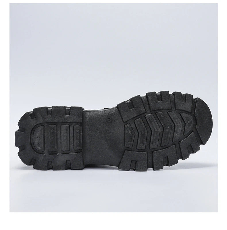 2025 Men's Casual Shoes Non-slip Wear-resistant High-top Sneakers Outdoor Comfortable Platform Hiking Shoes Designer Men's Shoes