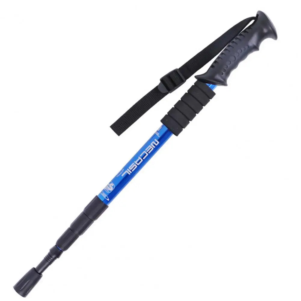 Trekking Poles Flexible Anti-rust Accessory Four-section Telescopic Trekking Poles Ultralight Hiking Travel Non-slip Stick