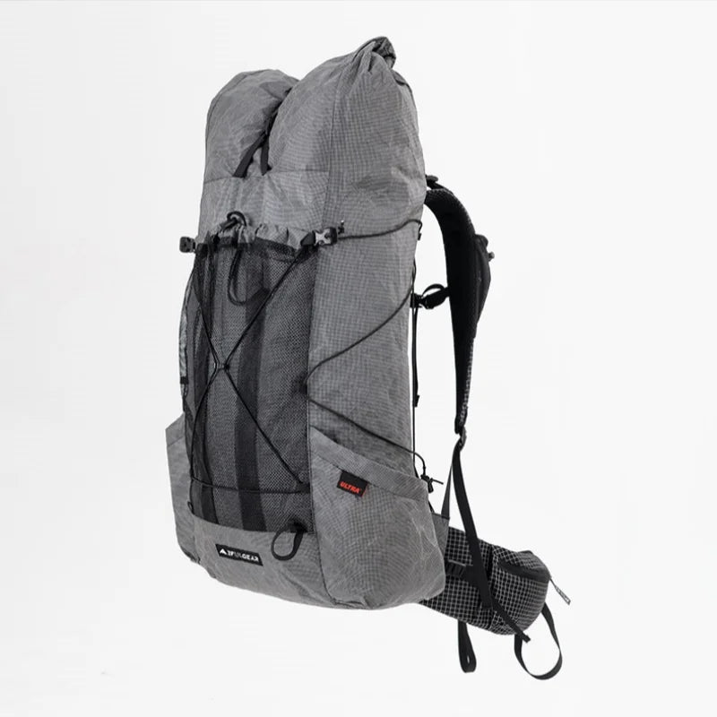 3F UL GEAR Tianshan ULTRA 200X Backpack 35+10L Outdoor Ultralight UHMWPE Bag Waterproof Tear Resistance Camping Hiking Pack 960g