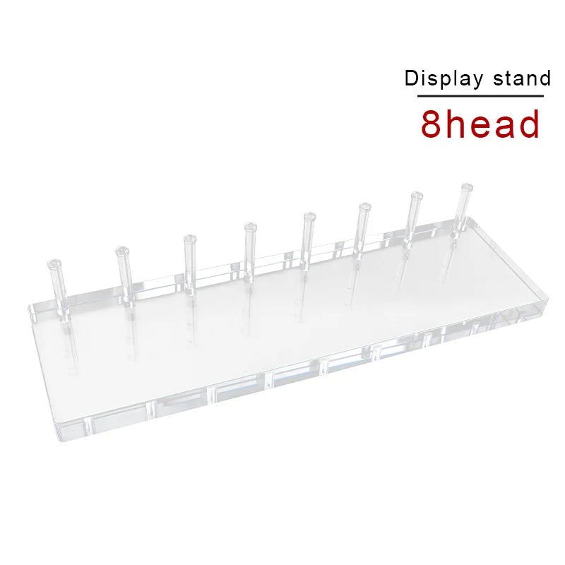Golf Club Head Acrylic Stand Display Stand Transparent Club Storage Stand for Golf Club Grips
