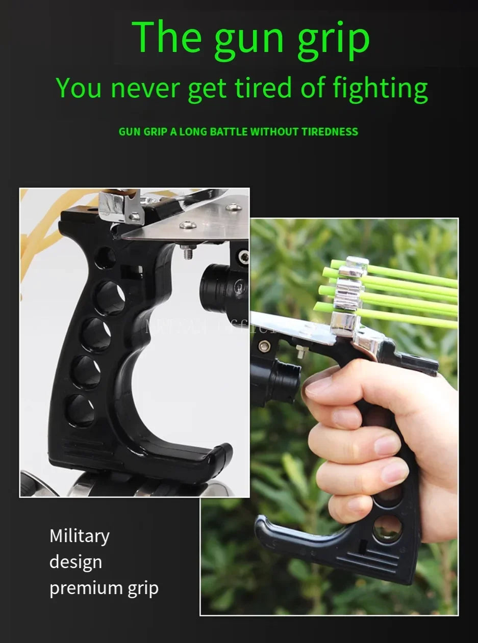 Big Power High-precision Fishing Slingshot With Laser Outdoor Hunting Catapult Outdoors Fishing Compound Bow Fishing Tools