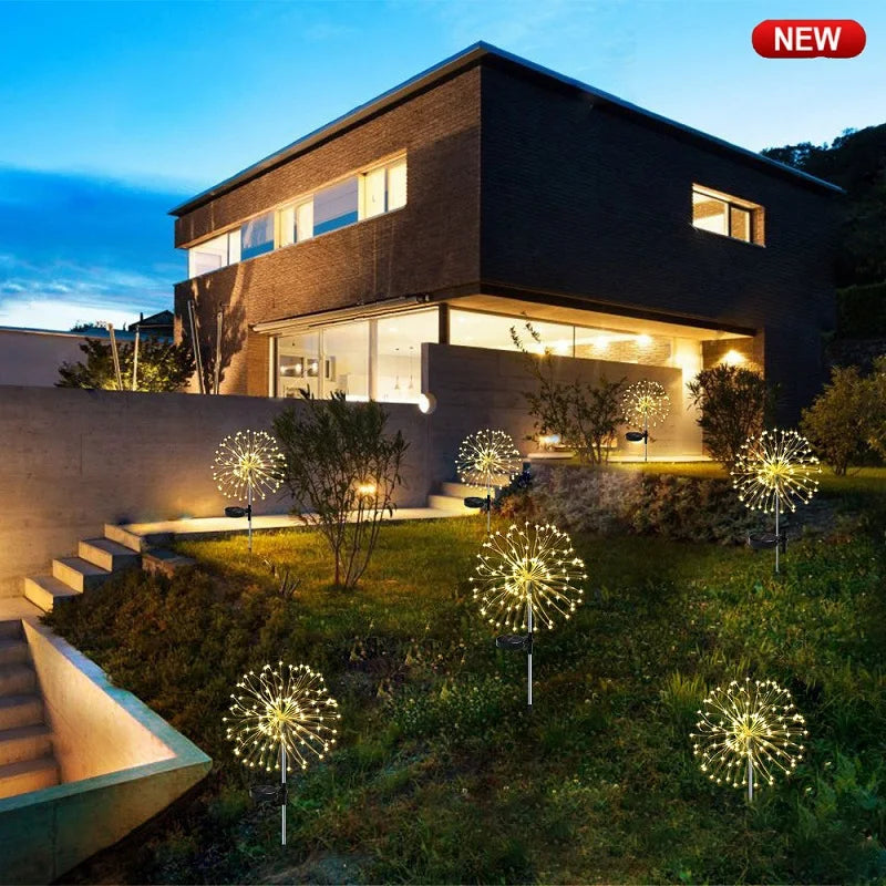 Super Solar LED Light Outdoor Waterproof Solar Light 8 Lighting Modes DIY Fairy Light Holiday Decorative garden Lights Lamp