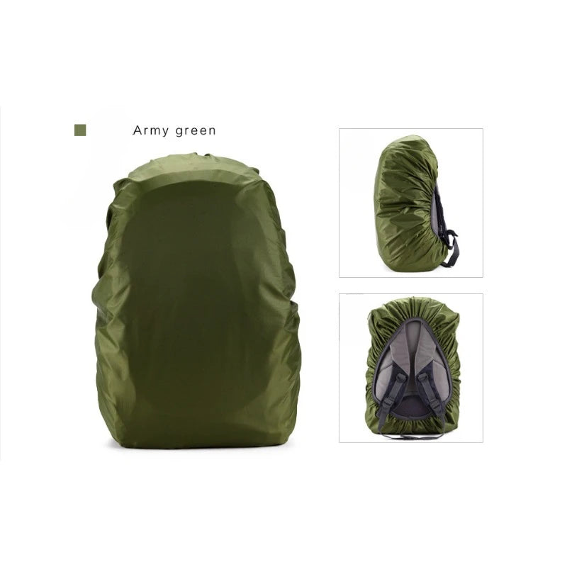 35L/60L Outdoor Hiking Backpack Waterproof Cover Camping on Foot Adventure for Man Hiking Rain Cap Travel Infantry Backpack Cap